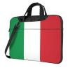YYHWHJDE italy flag pattern Fashionable and ultra-thin shoulder laptop bag 15.6 inch Shockproof soft lining view 1