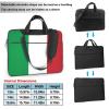 YYHWHJDE italy flag pattern Fashionable and ultra-thin shoulder laptop bag 15.6 inch Shockproof soft lining view 2