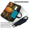 YYHWHJDE pineapple Painting picture Fashionable and ultra-thin shoulder laptop bag 13 inch Shockproof soft lining view 3