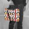 YYHWHJDE Cartoon penguin pattern Fashionable and ultra-thin shoulder laptop bag 13 inch Shockproof soft lining view 2