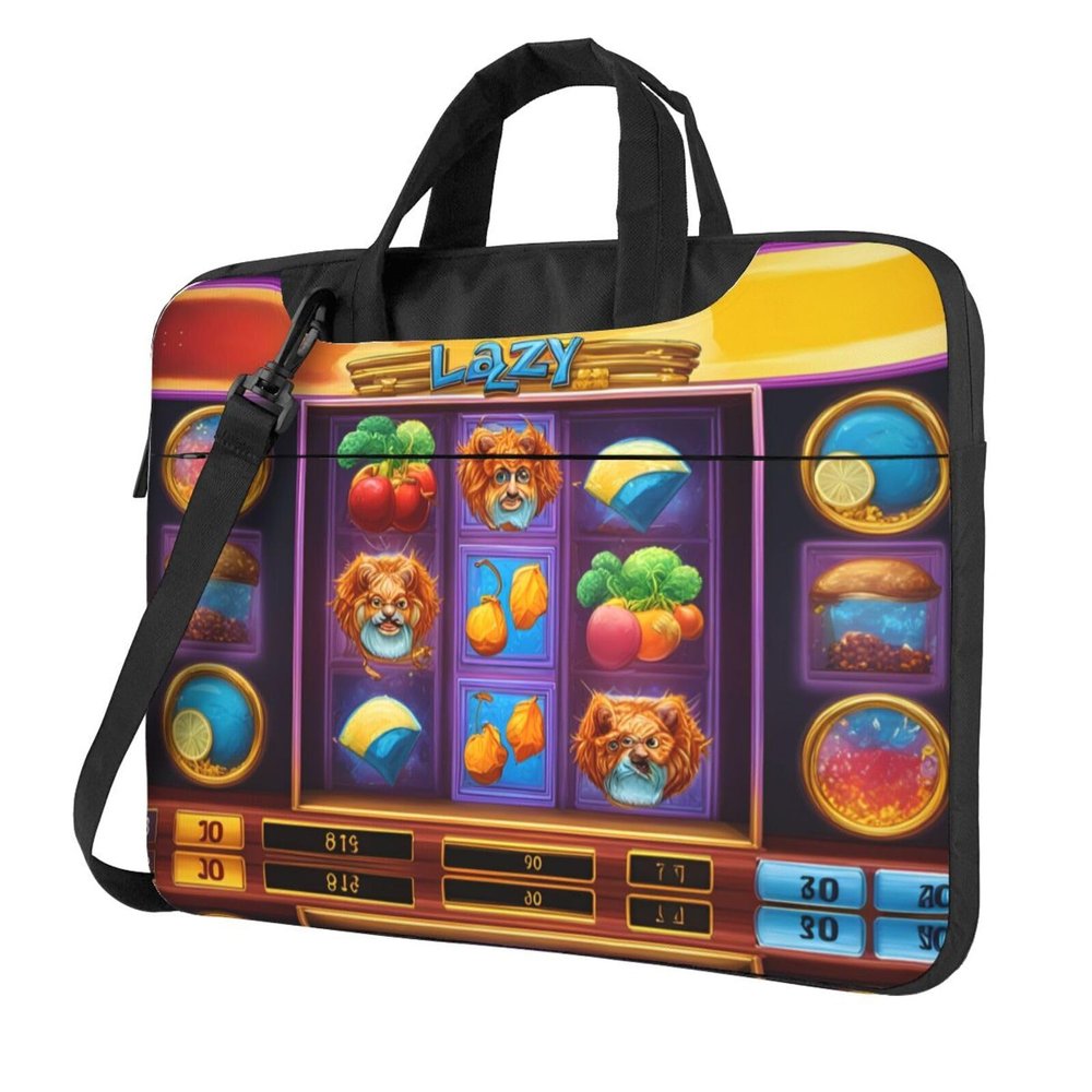 YYHWHJDE The Lazy Sloth pattern Fashionable and ultra-thin shoulder laptop bag 14 inch Shockproof soft lining