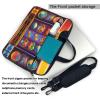 YYHWHJDE The Lazy Sloth pattern Fashionable and ultra-thin shoulder laptop bag 14 inch Shockproof soft lining view 3