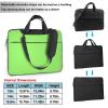 YYHWHJDE Solid color light green picture Fashionable and ultra-thin shoulder laptop bag 13 inch Shockproof soft lining view 2