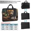 YYHWHJDE Cute leopard picture Fashionable and ultra-thin shoulder laptop bag 15.6 inch Shockproof soft lining view 2