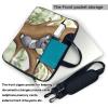 YYHWHJDE Hugging tree koala pattern Fashionable and ultra-thin shoulder laptop bag 13 inch Shockproof soft lining view 3