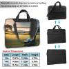 YYHWHJDE Golf on the Lawn pattern Fashionable and ultra-thin shoulder laptop bag 13 inch Shockproof soft lining view 2