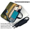 YYHWHJDE Golf on the Lawn pattern Fashionable and ultra-thin shoulder laptop bag 13 inch Shockproof soft lining view 3