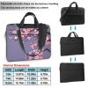 YYHWHJDE Cherry Blossoms Tree pattern Fashionable and ultra-thin shoulder laptop bag 13 inch Shockproof soft lining view 2