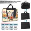 YYHWHJDE Funny Cats Birds and Flowers pattern Fashionable and ultra-thin shoulder laptop bag 15.6 inch Shockproof soft lining view 2