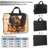 YYHWHJDE Harvest Turkey pattern Fashionable and ultra-thin shoulder laptop bag 13 inch Shockproof soft lining view 2