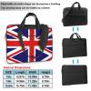 YYHWHJDE UK Flag pattern Fashionable and ultra-thin shoulder laptop bag 13 inch Shockproof soft lining view 2