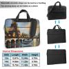 YYHWHJDE Oil Painting Paris Eiffel Tower pattern Fashionable and ultra-thin shoulder laptop bag 13 inch Shockproof soft lining view 2