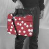YYHWHJDE Fastball Ball Pitcher pattern Fashionable and ultra-thin shoulder laptop bag 15.6 inch Shockproof soft lining view 2