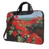 YYHWHJDE Red Geranium Potted Plant pattern Fashionable and ultra-thin shoulder laptop bag 13 inch Shockproof soft lining view 1