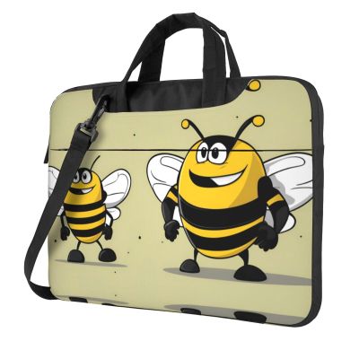 YYHWHJDE Cartoon bumblebee picture Fashionable and ultra-thin shoulder laptop bag 15.6 inch Shockproof soft lining