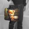 YYHWHJDE Cute Baby Fox picture Fashionable and ultra-thin shoulder laptop bag 15.6 inch Shockproof soft lining view 2