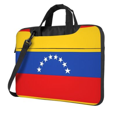 YYHWHJDE Flag of Venezuela picture Fashionable and ultra-thin shoulder laptop bag 13 inch Shockproof soft lining