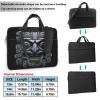 YYHWHJDE Grey Tribal picture Fashionable and ultra-thin shoulder laptop bag 15.6 inch Shockproof soft lining view 2
