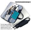 YYHWHJDE Snowmobile pattern Fashionable and ultra-thin shoulder laptop bag 13 inch Shockproof soft lining view 3