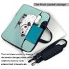 YYHWHJDE Cute Cartoon Sheep pattern Fashionable and ultra-thin shoulder laptop bag 15.6 inch Shockproof soft lining view 3