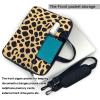 YYHWHJDE Leopard Print pattern Fashionable and ultra-thin shoulder laptop bag 15.6 inch Shockproof soft lining view 3