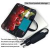 YYHWHJDE lovely sweet red cherry picture Fashionable and ultra-thin shoulder laptop bag 14 inch Shockproof soft lining view 3