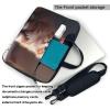 YYHWHJDE Cute kitten picture Fashionable and ultra-thin shoulder laptop bag 15.6 inch Shockproof soft lining view 3