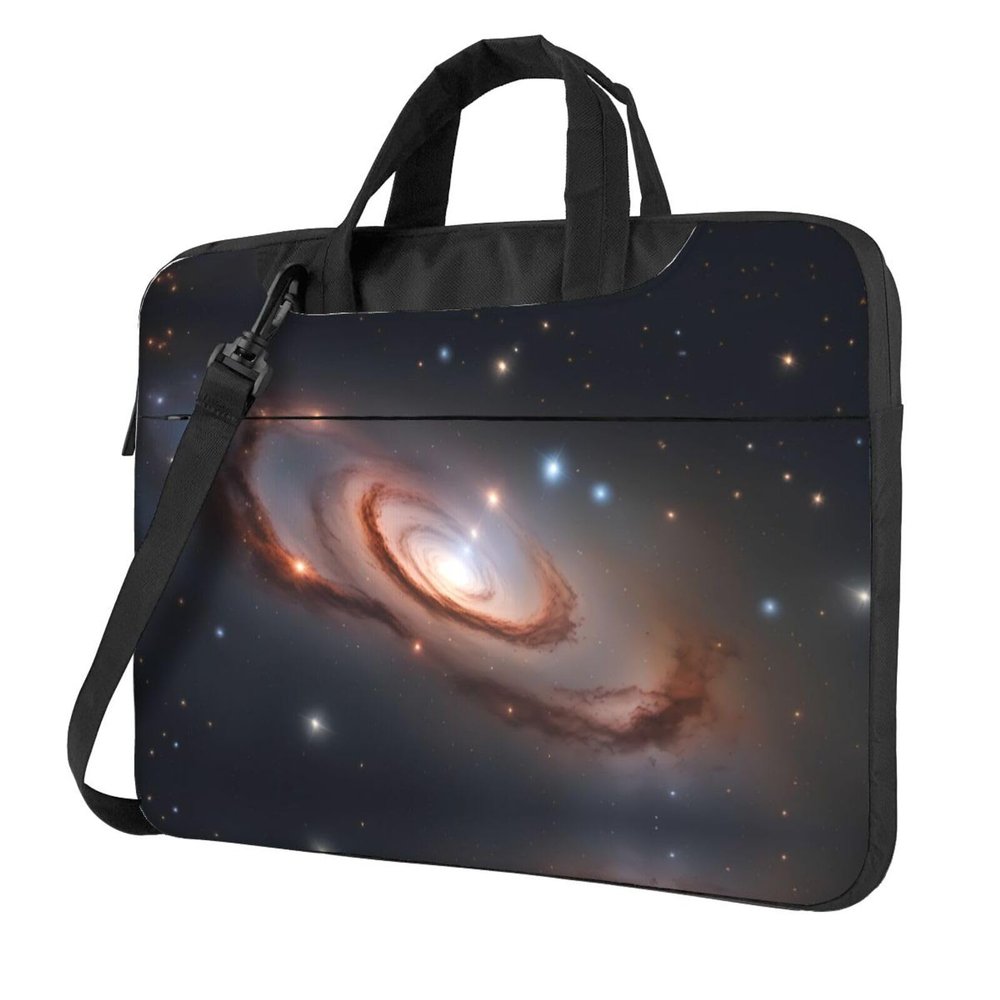 YYHWHJDE Constellation Star Clusters Galaxies pattern Fashionable and ultra-thin shoulder laptop bag 15.6 inch Shockproof soft lining