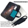 YYHWHJDE Constellation Star Clusters Galaxies pattern Fashionable and ultra-thin shoulder laptop bag 15.6 inch Shockproof soft lining view 3