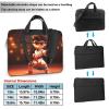 YYHWHJDE cartoon karate picture Fashionable and ultra-thin shoulder laptop bag 15.6 inch Shockproof soft lining view 2