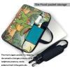 YYHWHJDE Cartoon dinosaur pattern Fashionable and ultra-thin shoulder laptop bag 15.6 inch Shockproof soft lining view 4