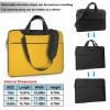 YYHWHJDE Solid color gold pattern Fashionable and ultra-thin shoulder laptop bag 13 inch Shockproof soft lining view 2