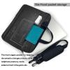 YYHWHJDE Blackboard Math pattern Fashionable and ultra-thin shoulder laptop bag 14 inch Shockproof soft lining view 3