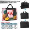 YYHWHJDE Flamingo and Pineapple pattern Fashionable and ultra-thin shoulder laptop bag 13 inch Shockproof soft lining view 2