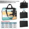 YYHWHJDE Beach Palm Trees pattern Fashionable and ultra-thin shoulder laptop bag 15.6 inch Shockproof soft lining view 2