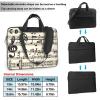 YYHWHJDE Vintage Music Note Art pattern Fashionable and ultra-thin shoulder laptop bag 15.6 inch Shockproof soft lining view 2