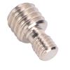 Acouto Double Male Screw Adapter 3/8 Inch Male to M6 Male Adapter Camera Screw Tripod Mount Converter, Sturdy and, Easy to Assemble and Disassemble view 1