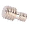 Acouto Double Male Screw Adapter 3/8 Inch Male to M6 Male Adapter Camera Screw Tripod Mount Converter, Sturdy and, Easy to Assemble and Disassemble view 2