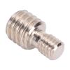 Acouto Double Male Screw Adapter 3/8 Inch Male to M6 Male Adapter Camera Screw Tripod Mount Converter, Sturdy and, Easy to Assemble and Disassemble view 3