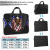 YYHWHJDE USA Flag Patriotic Eagle pattern Fashionable and ultra-thin shoulder laptop bag 13 inch Shockproof soft lining view 2