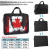 YYHWHJDE Canadian flag pattern Fashionable and ultra-thin shoulder laptop bag 13 inch Shockproof soft lining view 2
