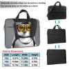 YYHWHJDE penguin with glasses pattern Fashionable and ultra-thin shoulder laptop bag 13 inch Shockproof soft lining view 2