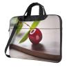 YYHWHJDE Cute little Cherry pattern Fashionable and ultra-thin shoulder laptop bag 15.6 inch Shockproof soft lining view 1