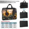 YYHWHJDE Beautiful sunflower pattern Fashionable and ultra-thin shoulder laptop bag 13 inch Shockproof soft lining view 2