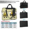 YYHWHJDE Cartoon bumblebee pattern Fashionable and ultra-thin shoulder laptop bag 13 inch Shockproof soft lining view 2