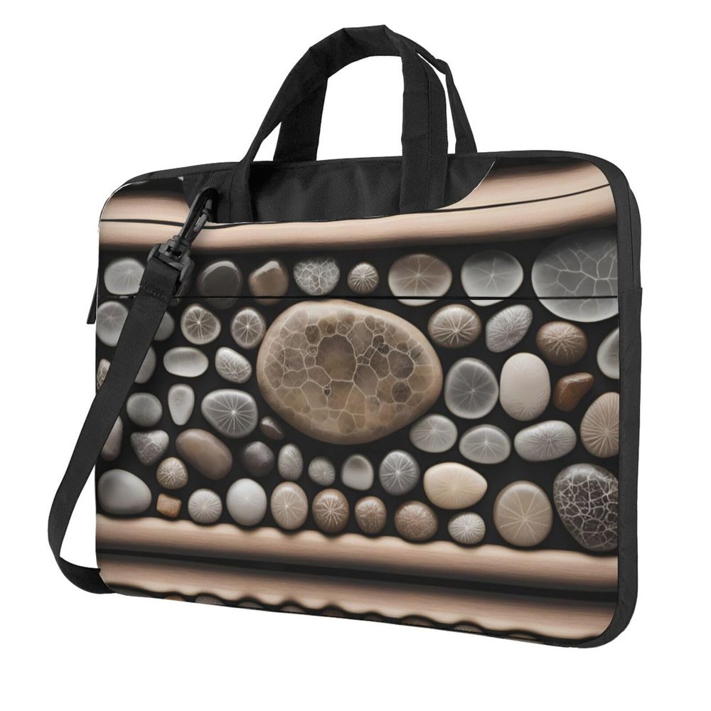 YYHWHJDE Petoskey Stone pattern Fashionable and ultra-thin shoulder laptop bag 15.6 inch Shockproof soft lining
