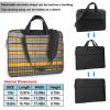 YYHWHJDE Reflective square pattern Fashionable and ultra-thin shoulder laptop bag 13 inch Shockproof soft lining view 2
