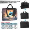 YYHWHJDE winter the dolphin pattern Fashionable and ultra-thin shoulder laptop bag 13 inch Shockproof soft lining view 2