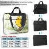 YYHWHJDE YELLOW chicken pattern Fashionable and ultra-thin shoulder laptop bag 15.6 inch Shockproof soft lining view 2