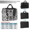 YYHWHJDE Quatrefoil Grey pattern Fashionable and ultra-thin shoulder laptop bag 15.6 inch Shockproof soft lining view 2